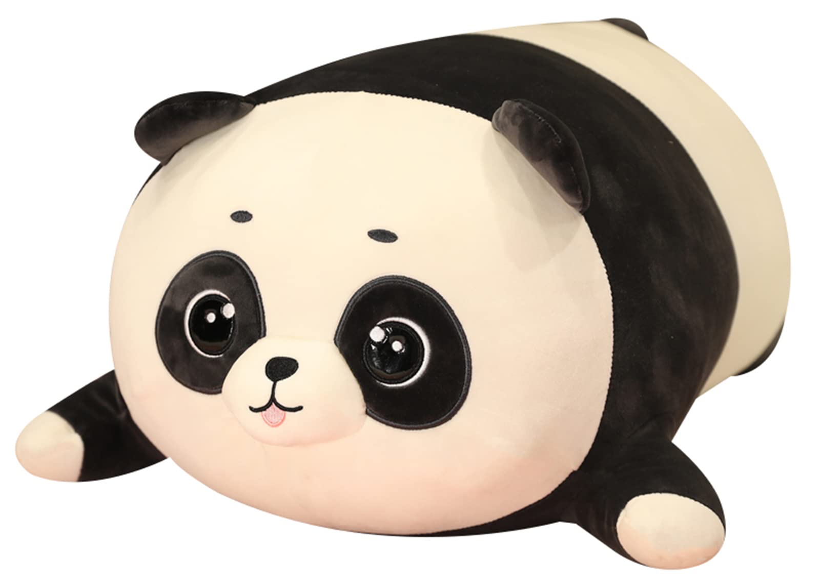 16 Inch Plush Panda Stuffed Animal Panda Hugging Pillow Sleeping Cuddly Panda Pillow Plushies Toy Panda Huggable Anime Gifts For